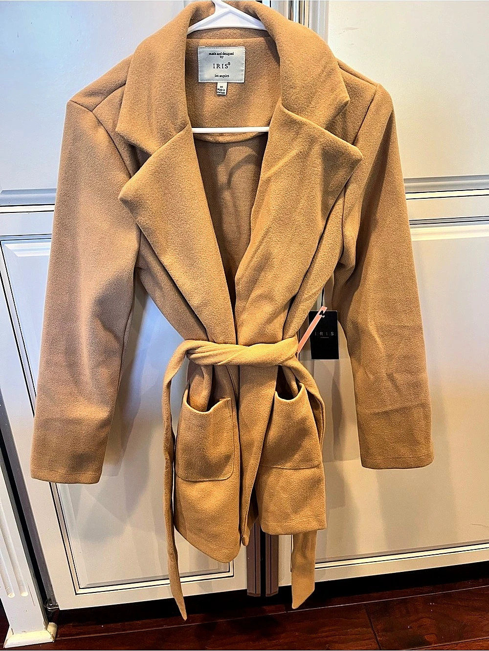 IRIS Wrap Trench Coat Medium NWT
